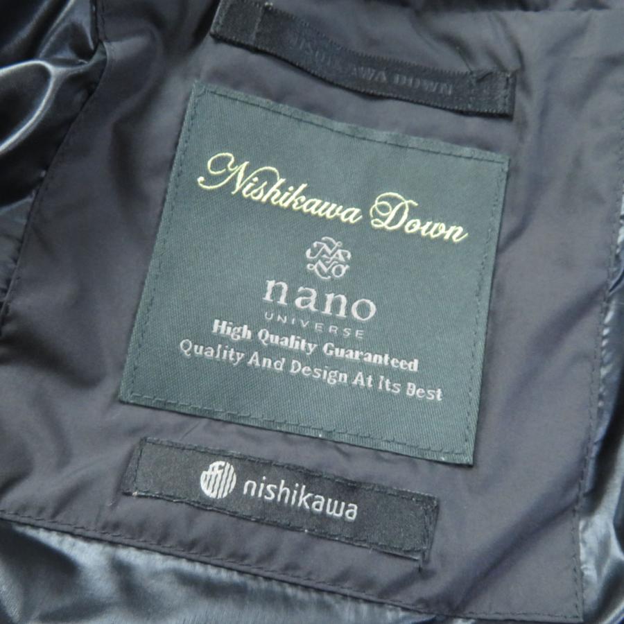 美品 ナノユニバース 西川ダウン 669-9214001 ファー・フード 美品 ナノユニバース 西川ダウン 669-9214001 ファー・フード
