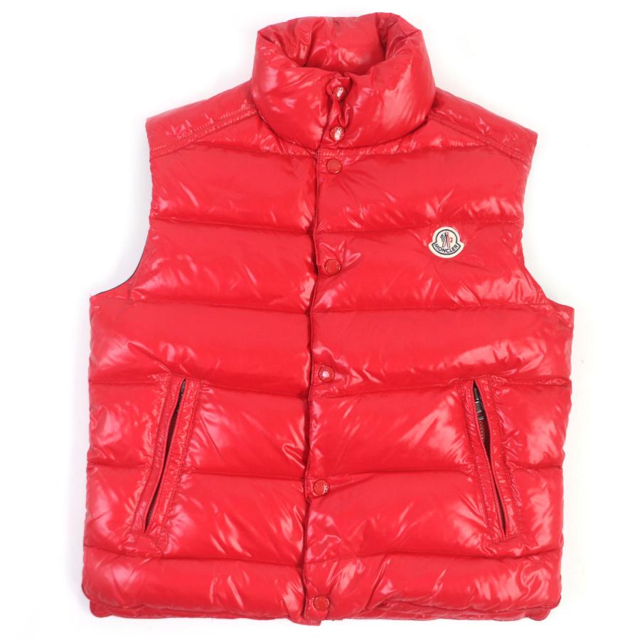 美品 MONCLER モンクレール TIB GILET ロゴワッペン付き ダブルジップ  