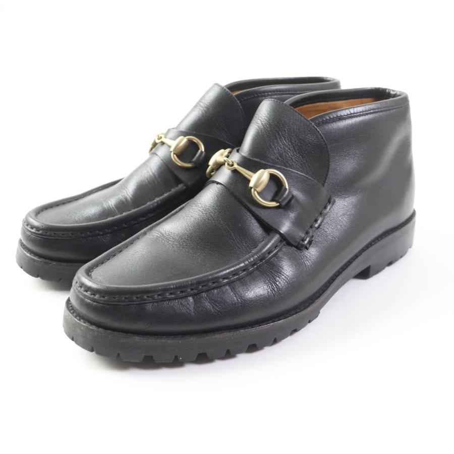 GUCCI 良品 グッチ 114 0067 ホースビット レザーシューズ GUCCI 良品 グッチ 114 0067 ホースビット レザーシューズ