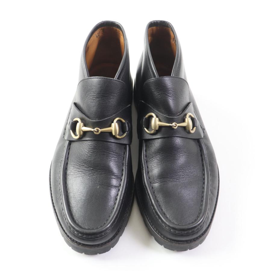GUCCI 良品 グッチ 114 0067 ホースビット レザーシューズ GUCCI 良品 グッチ 114 0067 ホースビット レザーシューズ