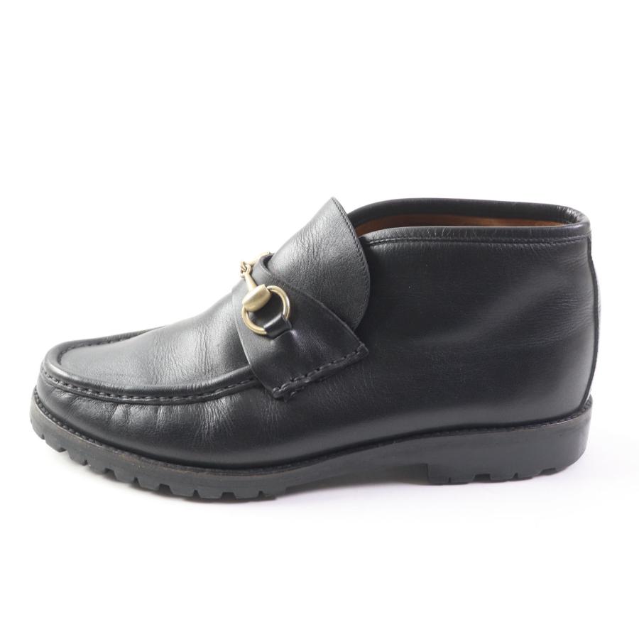 GUCCI 良品 グッチ 114 0067 ホースビット レザーシューズ GUCCI 良品 グッチ 114 0067 ホースビット レザーシューズ