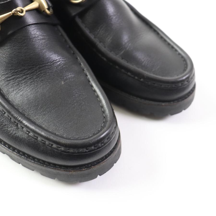 GUCCI 良品 グッチ 114 0067 ホースビット レザーシューズ GUCCI 良品 グッチ 114 0067 ホースビット レザーシューズ