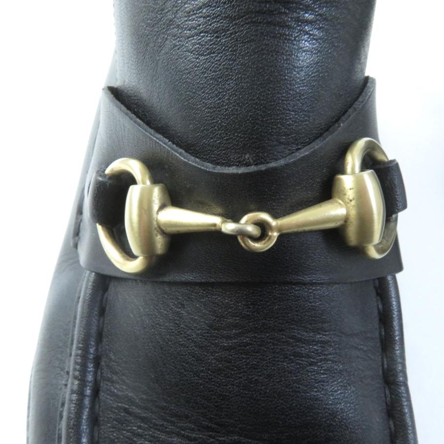 GUCCI 良品 グッチ 114 0067 ホースビット レザーシューズ GUCCI 良品 グッチ 114 0067 ホースビット レザーシューズ