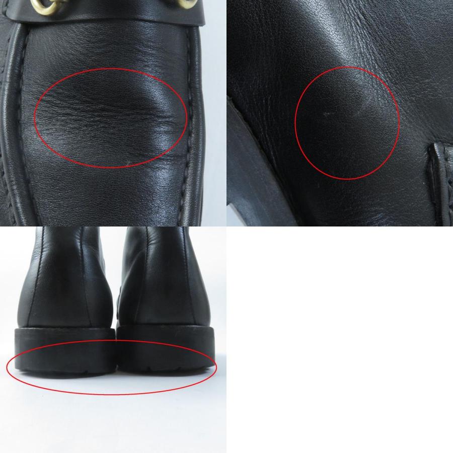 GUCCI 良品 グッチ 114 0067 ホースビット レザーシューズ GUCCI 良品 グッチ 114 0067 ホースビット レザーシューズ