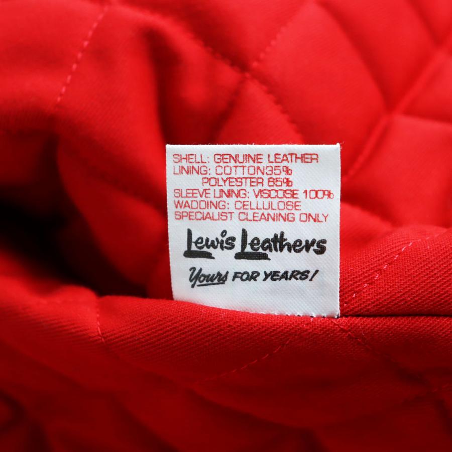 極美品 Lewis Leathers ルイスレザー ライトニング レザー AVIAKIT ダブルライダースジャケット ブラック 36 イングランド製 メンズ｜brand-td-store｜09