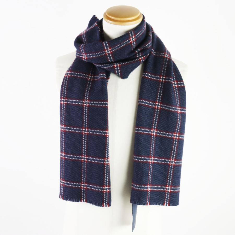 未使用品 Johnstons of Elgin ジョンストンズ カシミヤ100％ チェック  