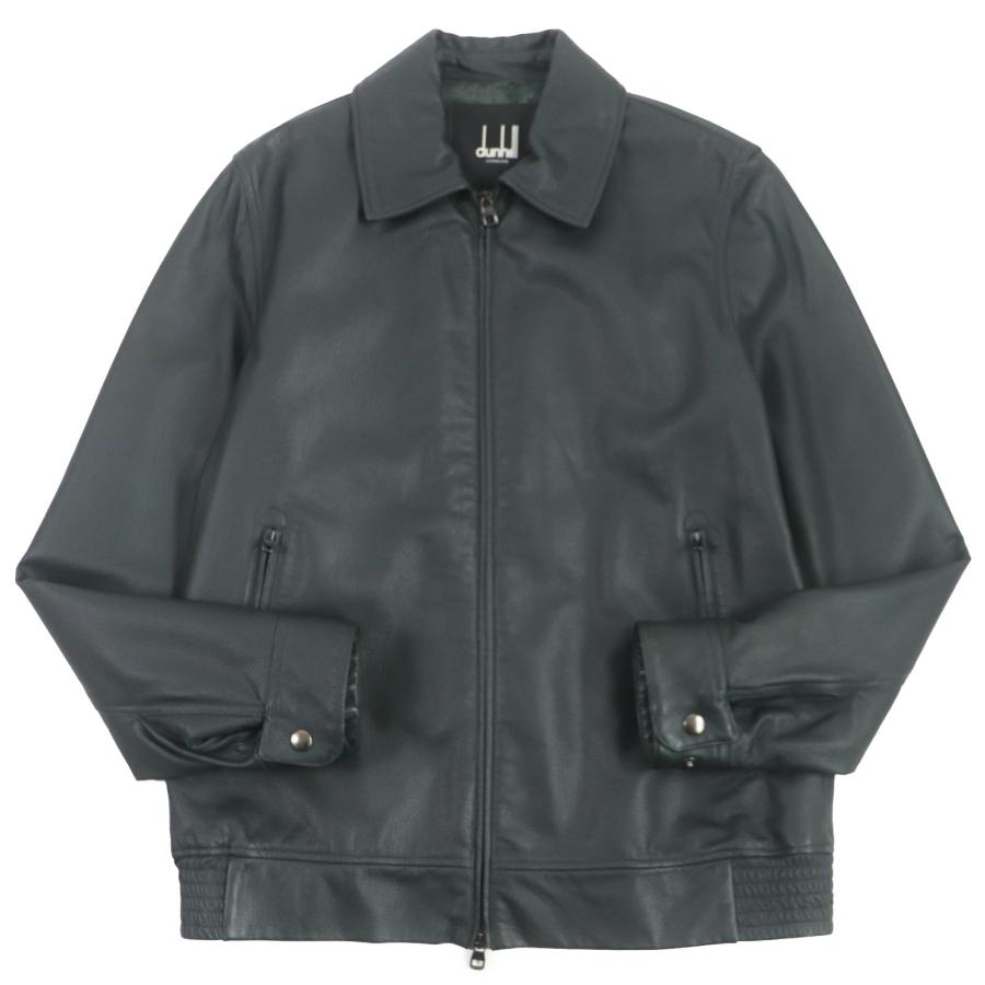 dunhill 良品 Dunhill ダンヒル ラムレザー ジップアップ レザー dunhill 良品 Dunhill ダンヒル ラムレザー ジップアップ レザー
