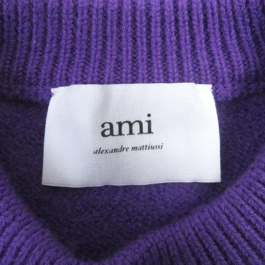 美品 AMI PARIS UKS002 アミ パリス ハートインターシャ ウール 美品 AMI PARIS UKS002 アミ パリス ハートインターシャ ウール