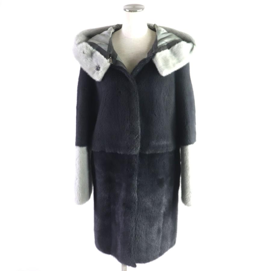 極美品 FENDI フェンディ 2019年製 FNF06L MINK ミンク ラムレザー 