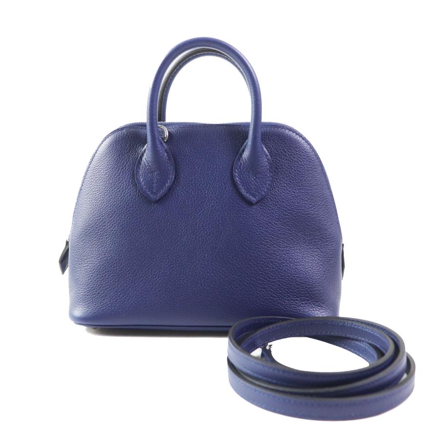 HERMES 未使用品 エルメス ボリード1923 ミニ ヴェルソ ブルー 