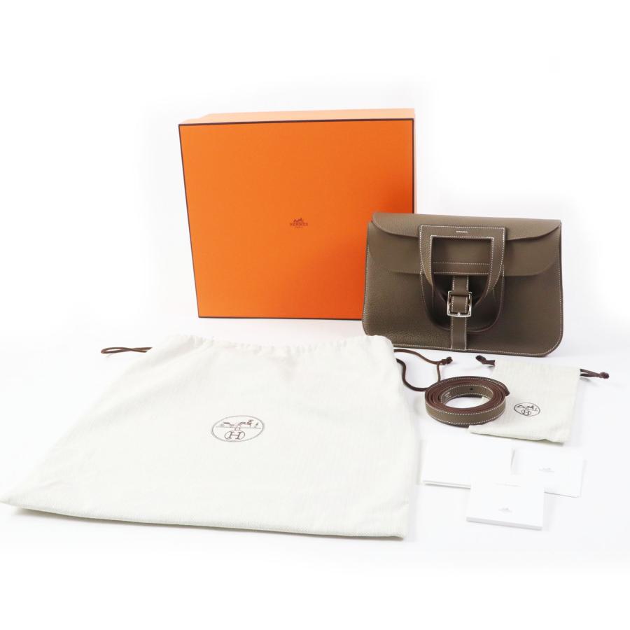エルメス HERMES アルザン31 C刻 エトゥープ シルバー金具 トリヨン レディース ショルダーバッグ アルザン31 5WAYショルダーバッグ トリヨン エトゥープ シルバー金具 C