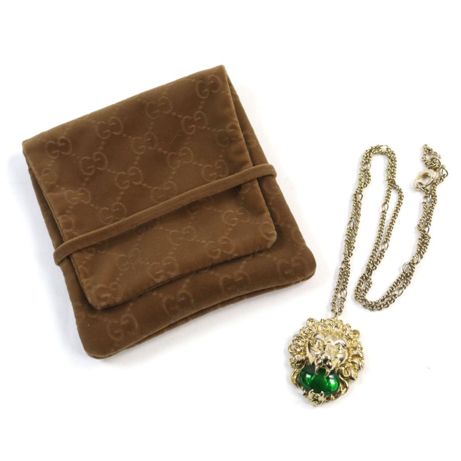 GUCCI 良品 グッチ 412885 ライオンヘッド カラーストーン GUCCI 良品 グッチ 412885 ライオンヘッド カラーストーン