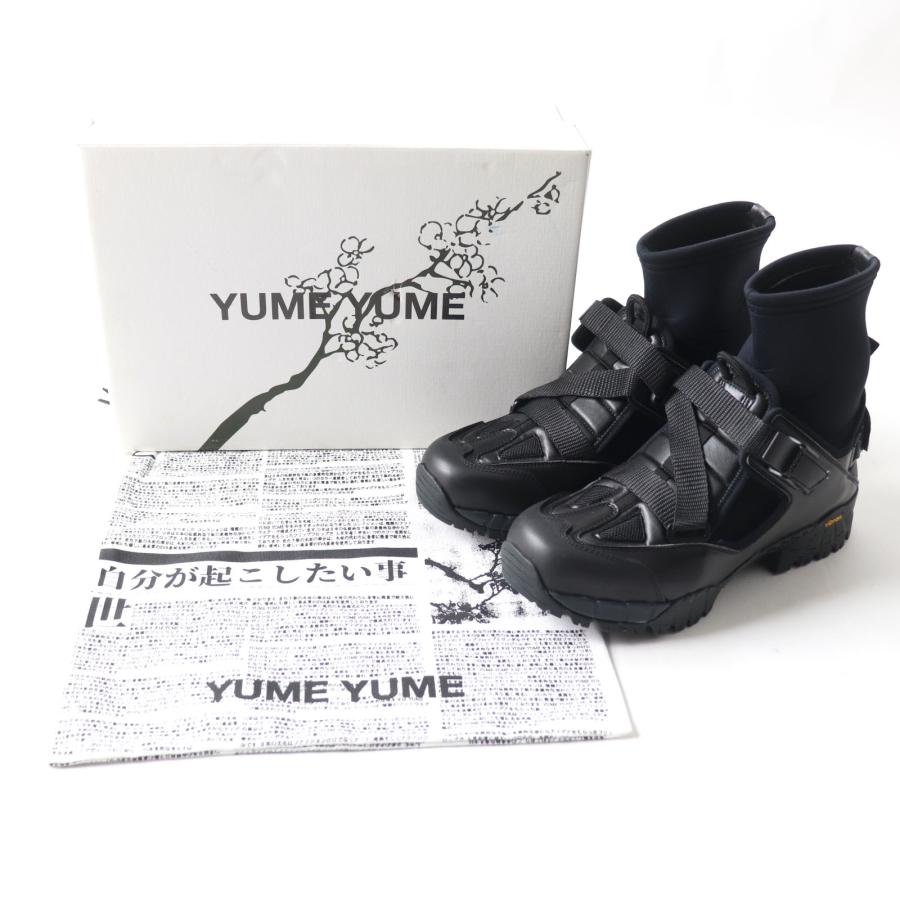 極美品 YUMEYUME ユメユメ CLOUD WALKER ロゴ入り ベルトデザイン 