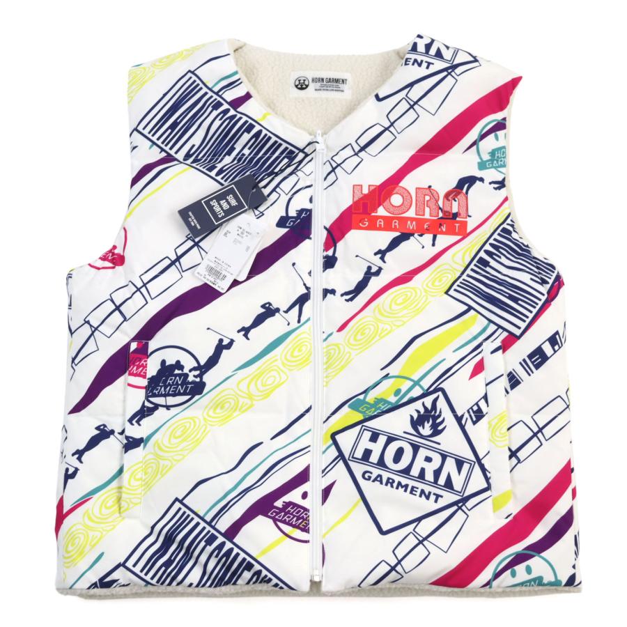 新品正規品【HORN GARMENT/50】リバーシブル 中綿ベスト アウター未
