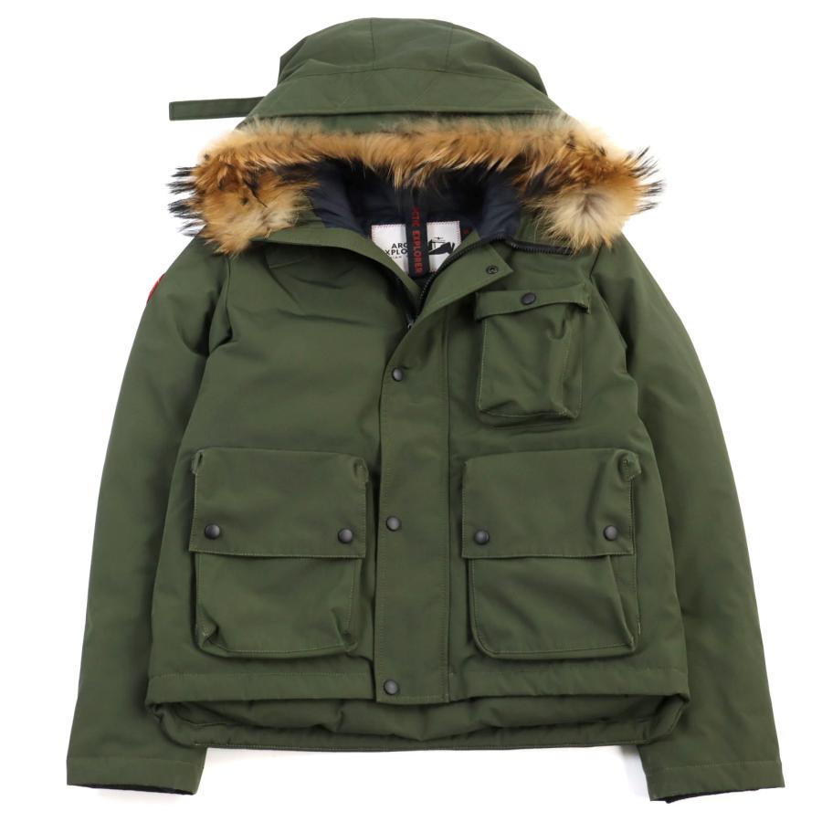 美品○アークティックエクスプローラー ロゴパッチ付き マチ付き 