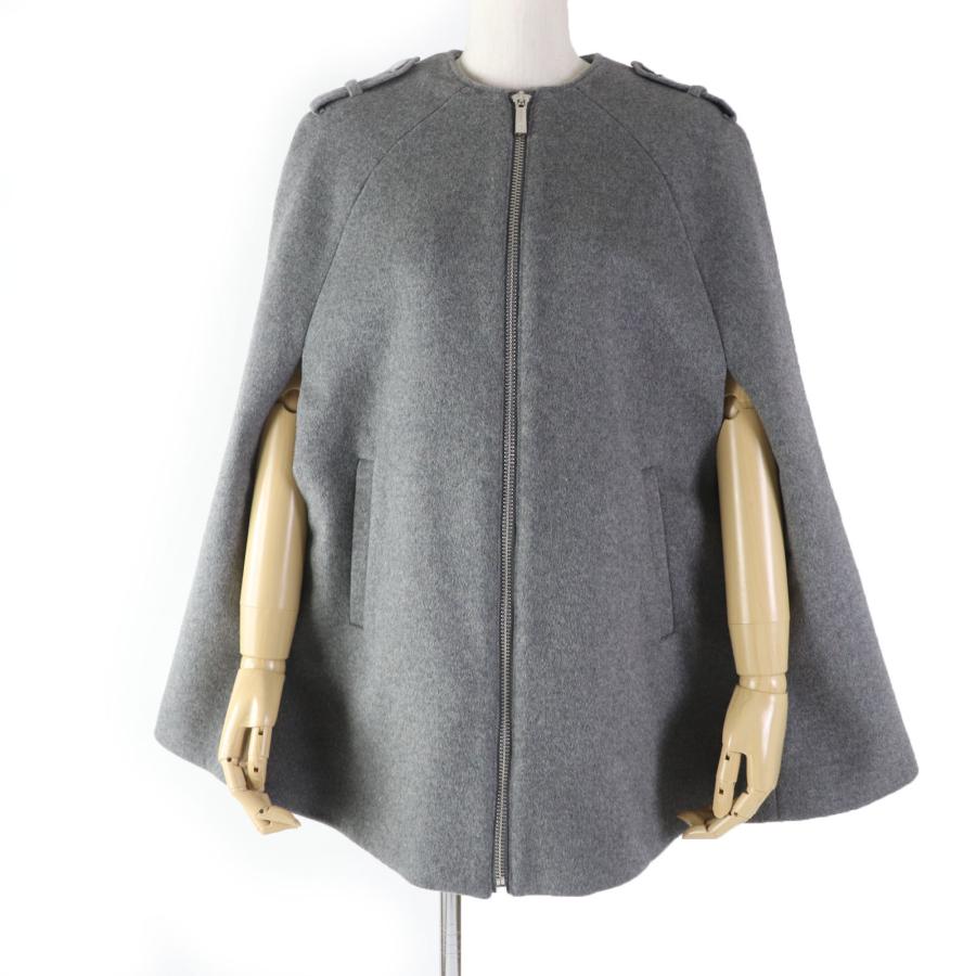 極美品☆Michael Kors マイケルコース ZIP UP Aライン ケープコート 