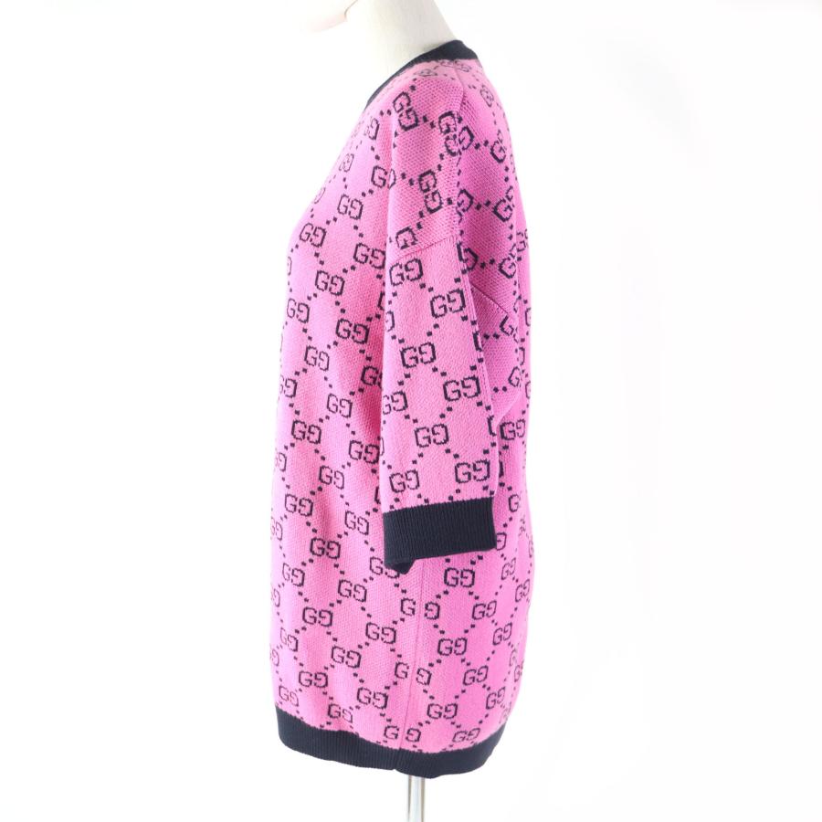 未使用品☆GUCCI グッチ 2021年製 662038 GG柄 クルーネック 半袖 