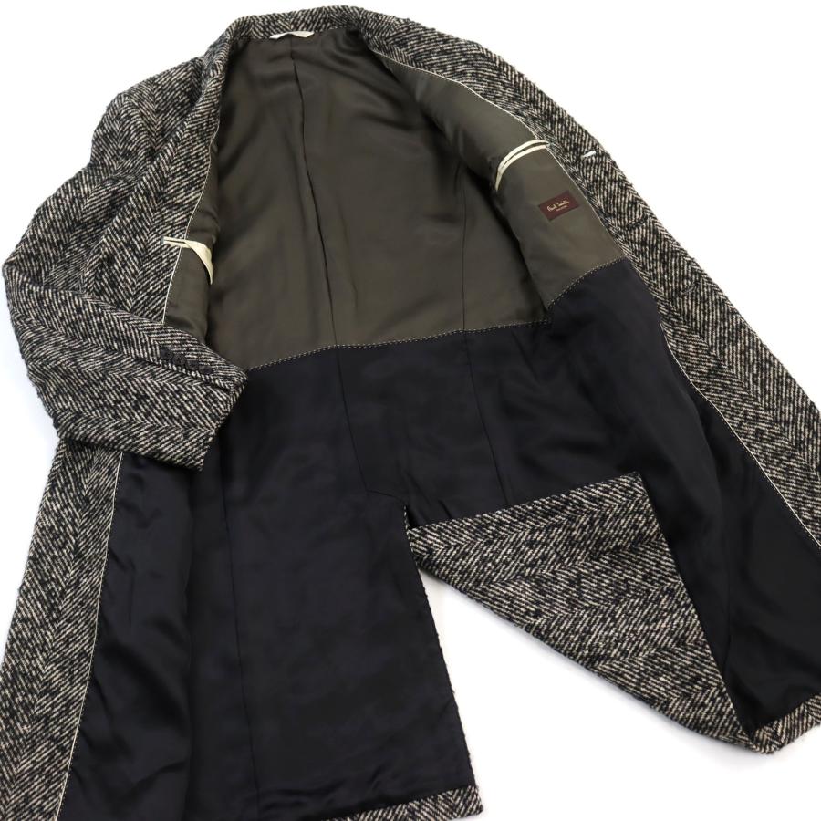 極美品○ポールスミスコレクション ウール100% ロング丈 総裏地  