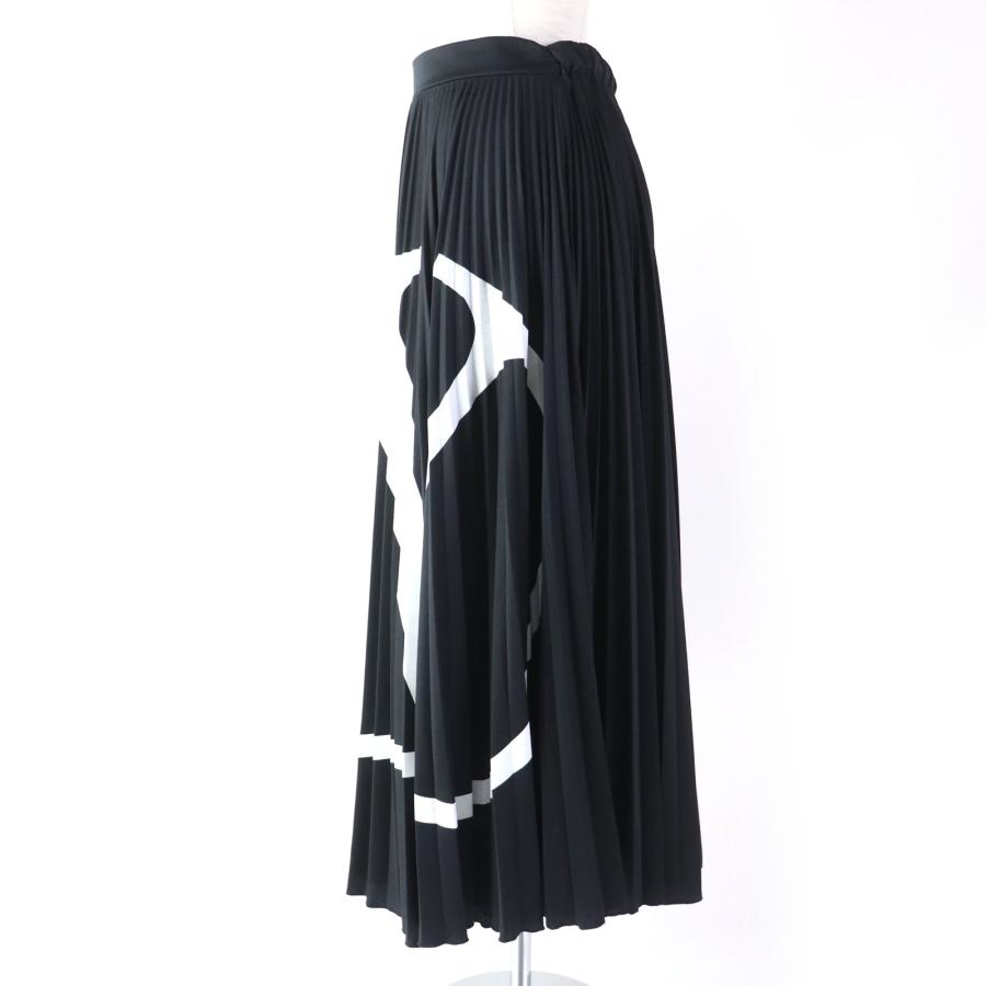 VALENTINO 極美品☆ヴァレンティノ RB0MD00P4M4 Vロゴ ロング丈 フレア 