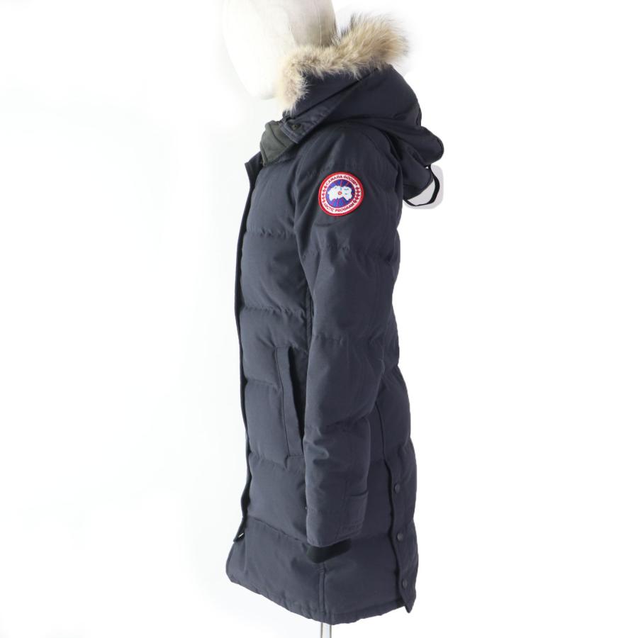 美品☆CANADA GOOSE カナダグース 2302JL MACKENZIE マッケンジー ファー・フード付 ダウンコート ネイビー S 正規品 レディース｜brand-td-store｜02