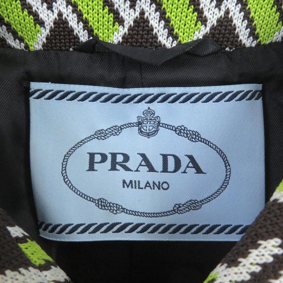 極美品□PRADA プラダ 19SS P567GI/P282BH リゾートコレクション 総柄 ジャケット パンツ セットアップ グリーン系 38 イタリア製 正規品 PRADA（プラダ） 極美品□PRADA 19SS P567GI/P282BH リゾート