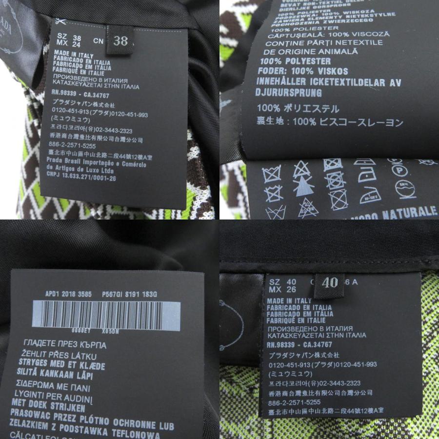 PRADA 極美品□PRADA プラダ 19SS P567GI/P282BH リゾートコレクション 