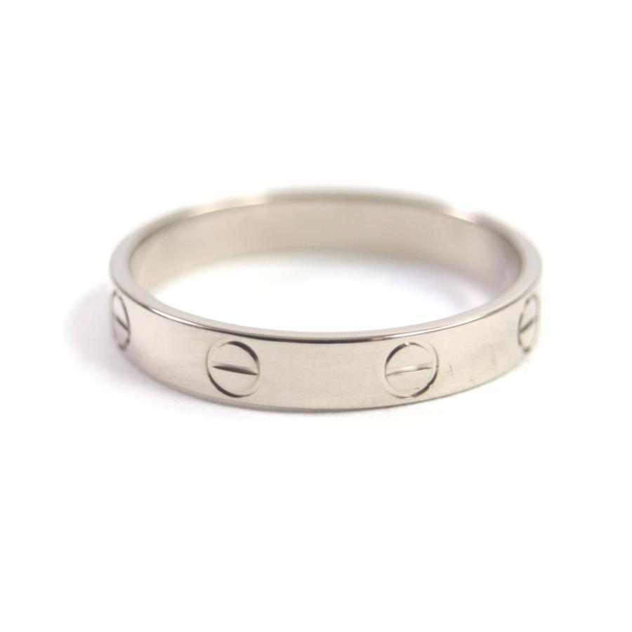 Cartier 極美品▽Cartier カルティエ ミニラブリング 750 K18WG 