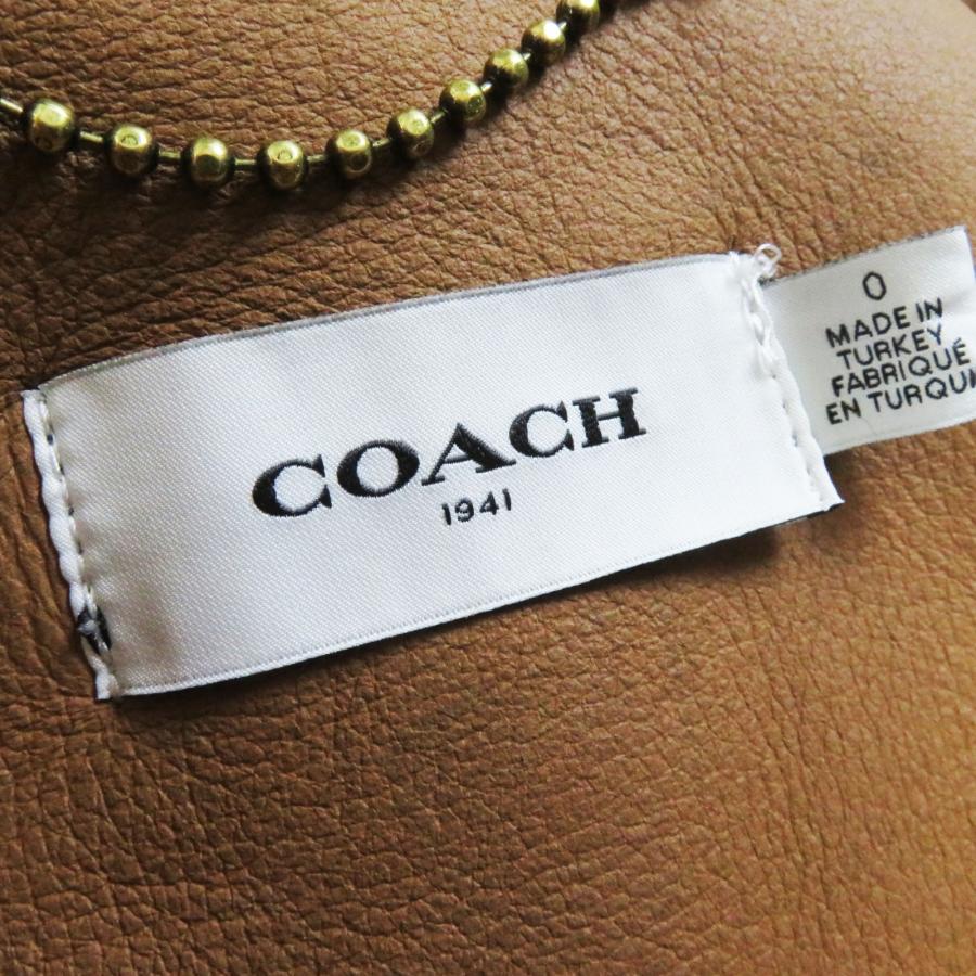 COACH（コーチ） 美品◎COACH 79203 ムートン ラムレザー フード付き
