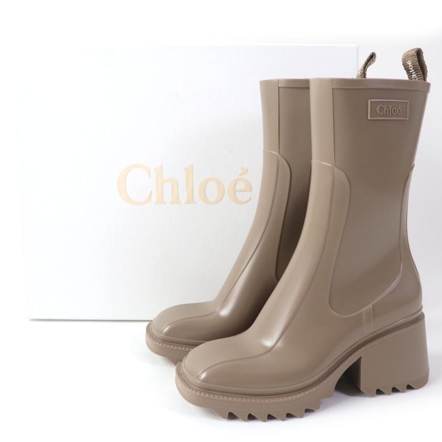 未使用品△Chloe クロエ CHC19W239G821V ラバー BETTY ベティ サイド 