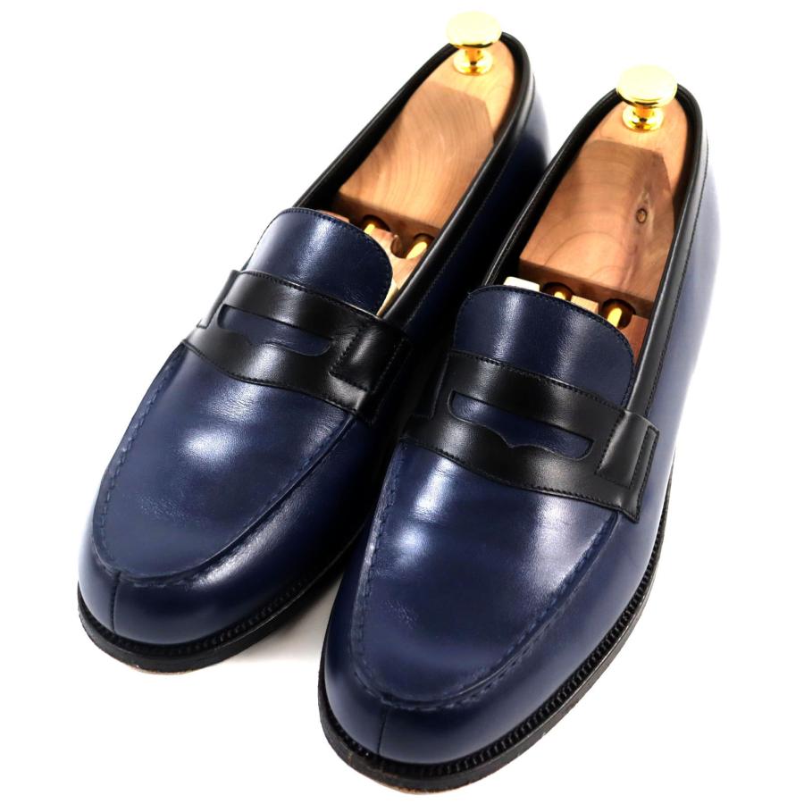 美品○ジェイエムウエストン 180 コンビ シグネチャーローファー 