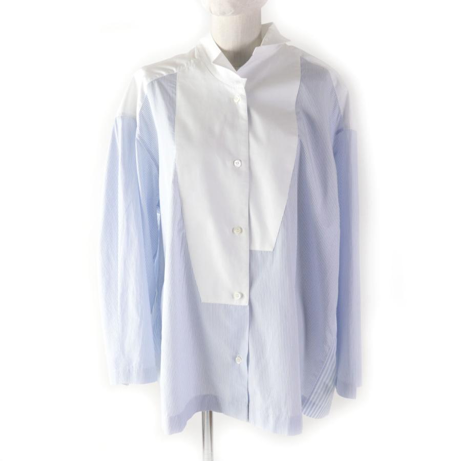 LOEWE 美品☆LOEWE ロエベ S2109410GH アシンメトリー ストライプ 長袖  