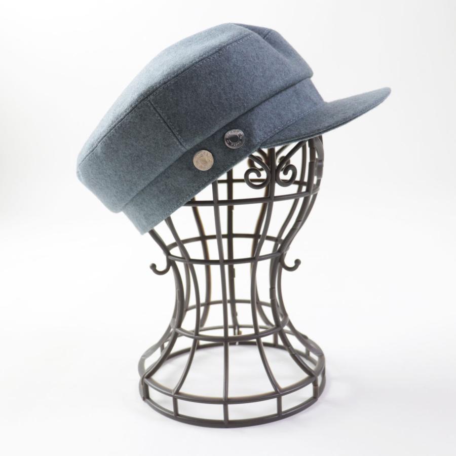 HERMES◇エルメス・キャスケット◇56サイズ ネイビー系 美品 【公式通販】