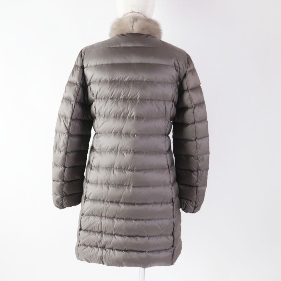 美品◎MONCLER モンクレール ANCY 襟・ポケット ミンクファー使い 