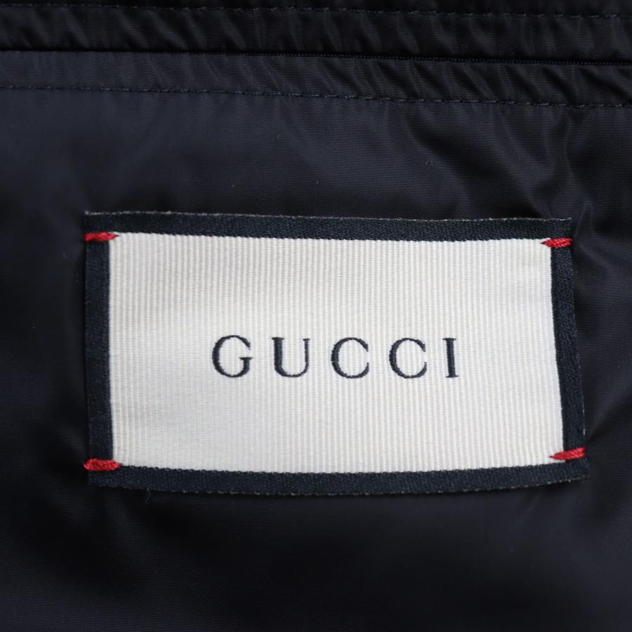 美品●GUCCI グッチ 2019年製 546333 GG柄 フーデッド ダウンベスト ブラック 46 イタリア製 正規品 メンズ 秋冬おすすめ◎｜brand-td-store｜03