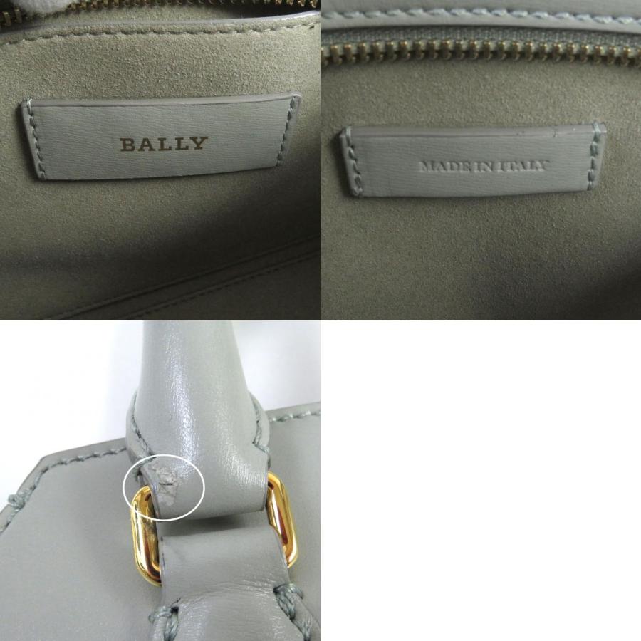 極美品□BALLY バリー SOMMY.M レザー ロゴ入り 2WAY ミニ ハンドバッグ ショルダーバッグ グレージュ イタリア製 レディースオススメ◎｜brand-td-store｜10