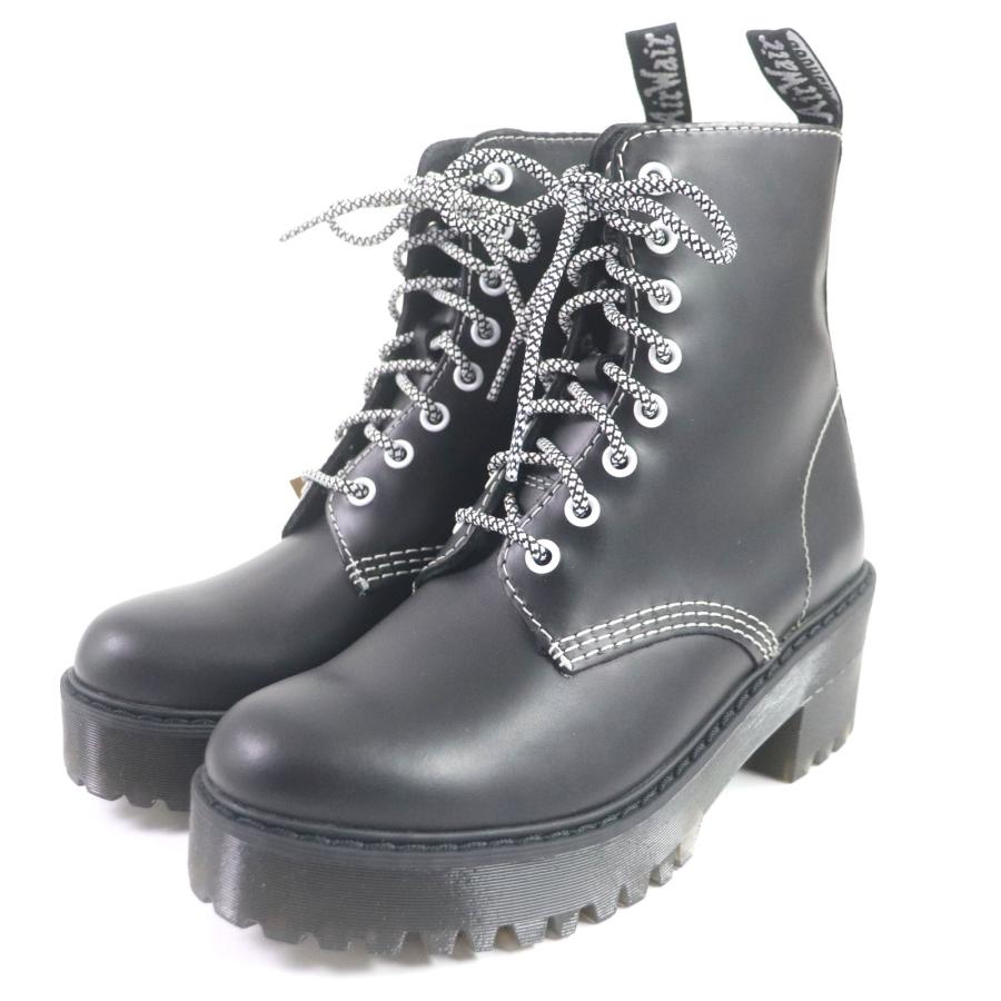 未使用品□Dr.Martens ドクターマーチン SHRIVER HI CS レザー 厚底 