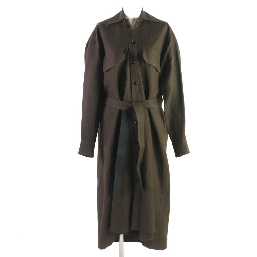 未使用品▽ルメール 定価238700円 22AW DR456 LF810 TILTED SHIRT 