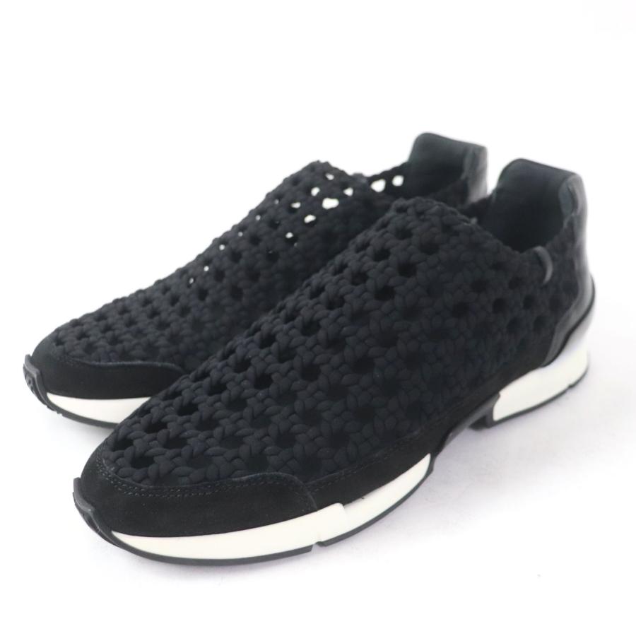 HERMES 極美品☆HERMES エルメス 18SS ロゴ入り メッシュ スリッポン  