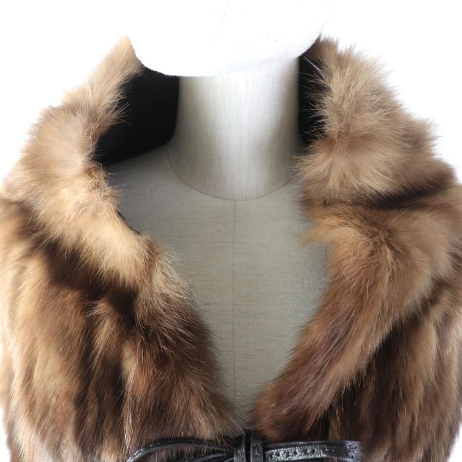 FENDI 極美品☆FENDI フェンディ カシミヤ混 セーブルファー FENDI 極美品☆FENDI フェンディ カシミヤ混 セーブルファー