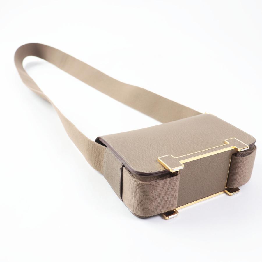 HERMES（エルメス） 極美品◎HERMES ゲタ エトゥープ ゴールド金具