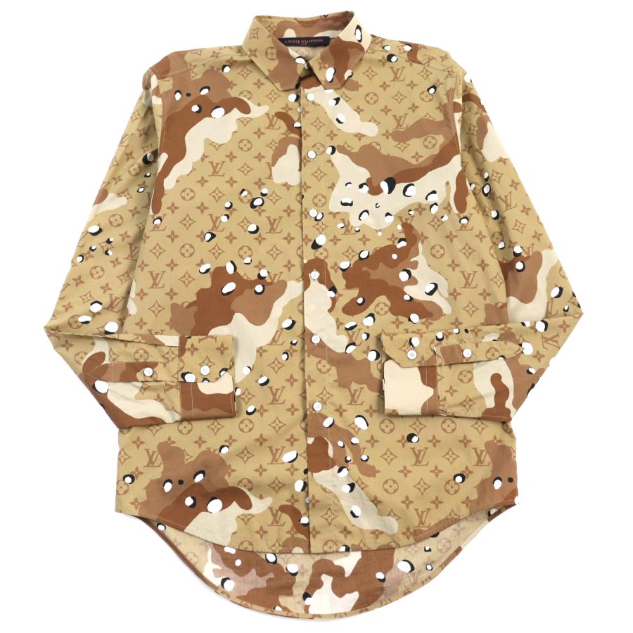 LOUIS VUITTON 美品○ルイヴィトン HIS07W コットン100% カモDNA LOUIS VUITTON 美品○ルイヴィトン HIS07W コットン100% カモDNA