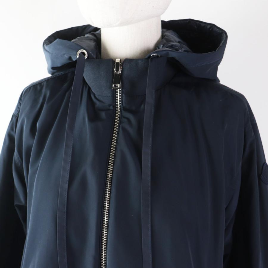 極美品◎MONCLER モンクレール 22SS SARZEAU ロゴワッペン・フード付き 