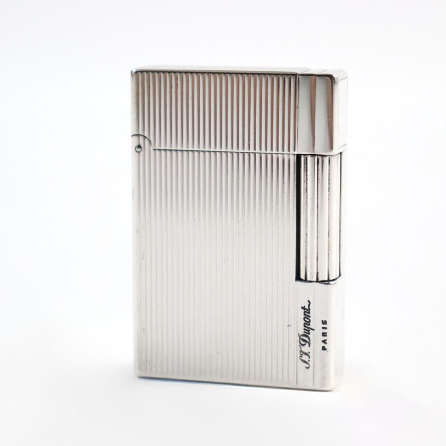 外装良品○Dupont デュポン ギャッツビー ストライプ柄 スクエア