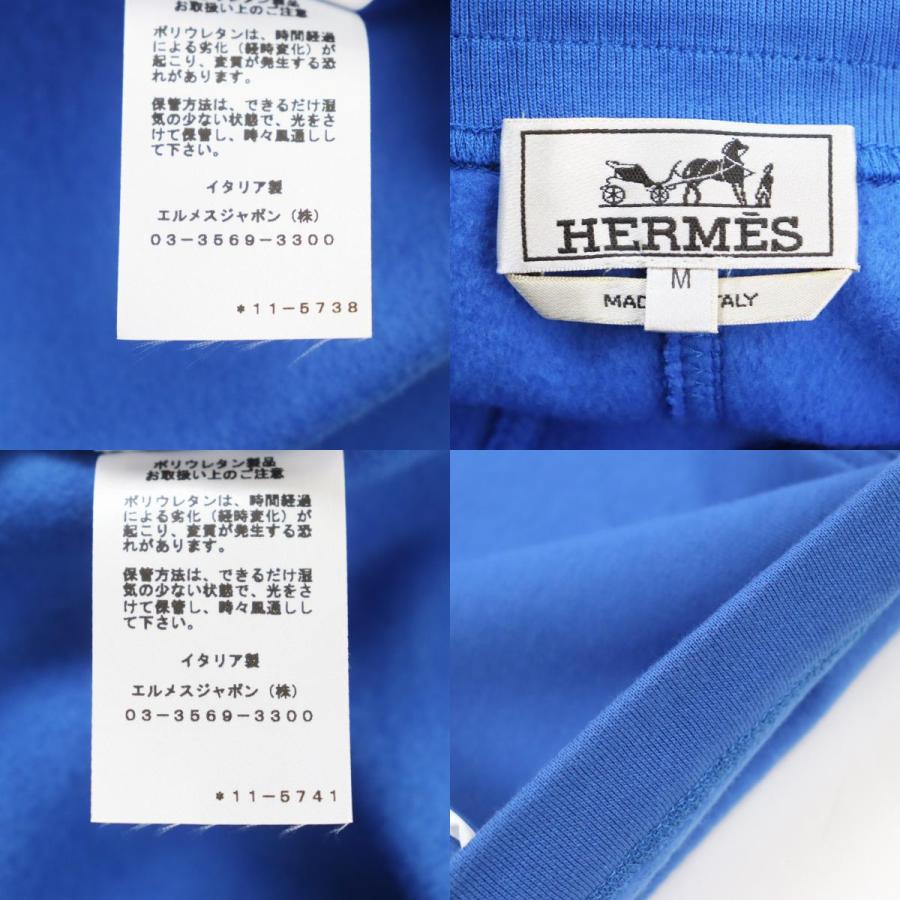 極美品○HERMES エルメス ランH 21SS コットン100% サイドHライン V 