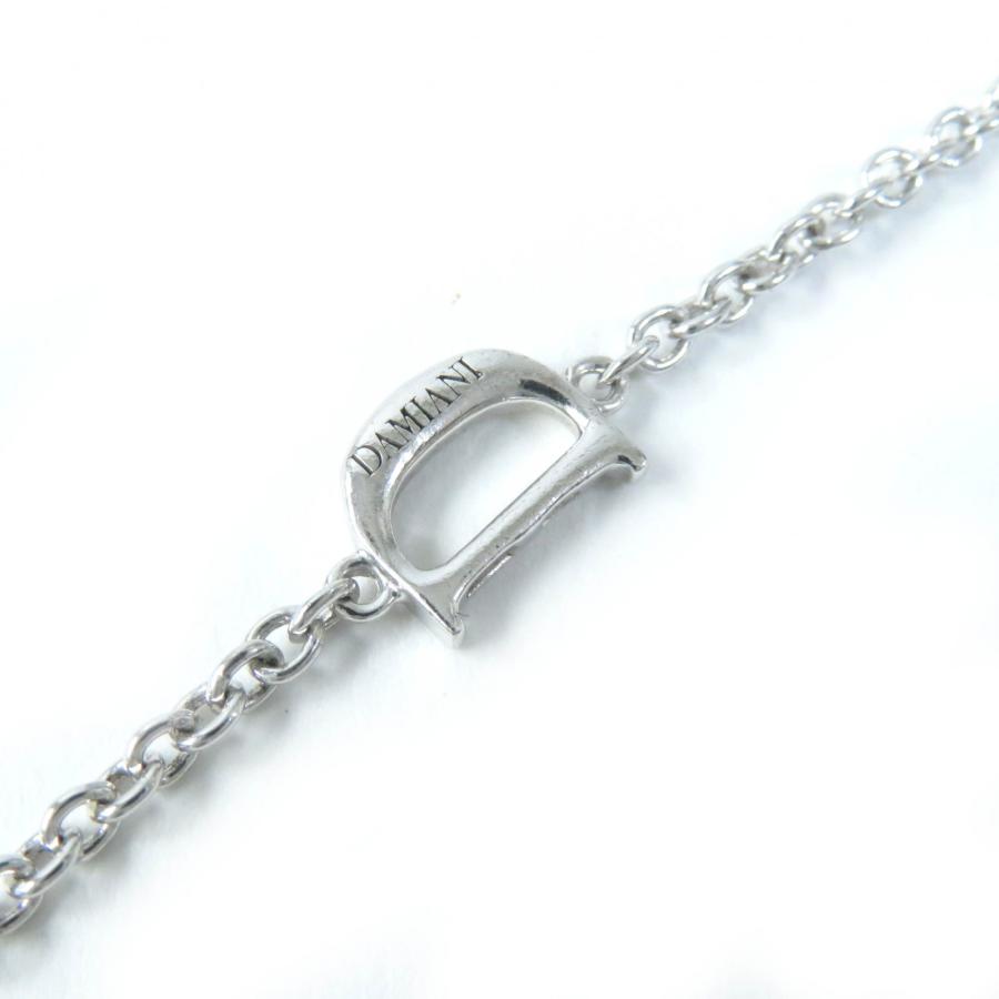 美品△DAMIANI ダミアーニ ゴミトロ SV925 1Pダイヤモンド ロング 