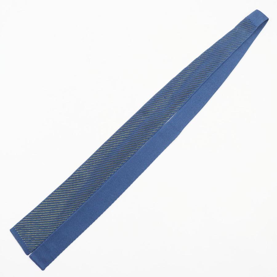 極美品○HERMES エルメス シルク100％ Hロゴ刺繍入り クラヴァット 