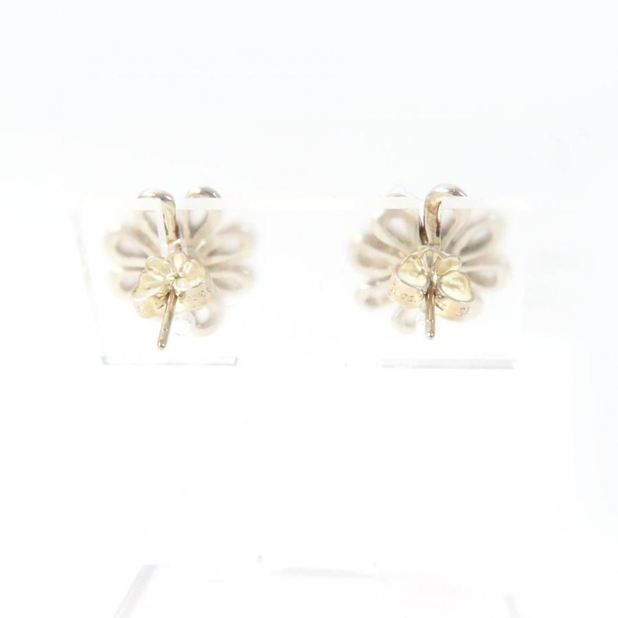 美品☆TIFFANY&Co. ティファニー デイジー フラワー コンビ ピアス 