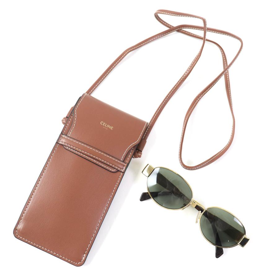CELINE 美品△セリーヌ トリオンフ メタル サングラス アイ CELINE 美品△セリーヌ トリオンフ メタル サングラス アイ