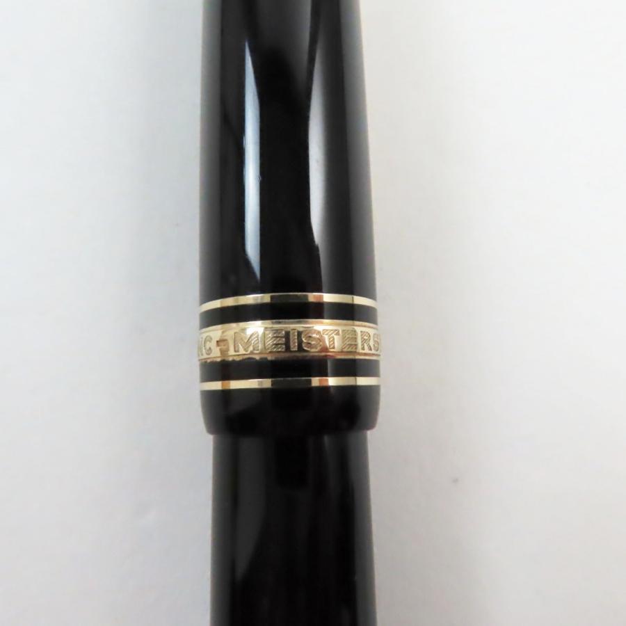 美品●MONTBLANC モンブラン マイスターシュテュック No.146 ペン先K14 EFニブ ホワイトスター 万年筆 ブラック ゴールド メンズ｜brand-td-store｜07