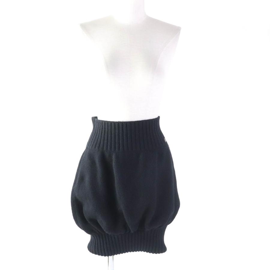 美品☆CHANEL シャネル 08A P33485 カシミヤ100% ココマーク・クラウン 